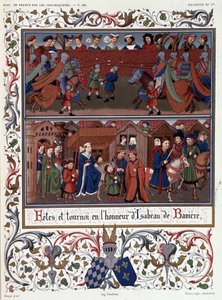 Festivaler och turneringar till ära av Isabeau (Isabelle, Elisabeth) av Bayern (1371-1435) av French School
