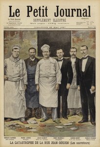 Brand vid Bazar de la Charite, Paris, 1897 av French School