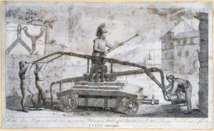 Brandpump i Lyon 1808 av French School