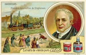 Första loket av Stephenson av French School