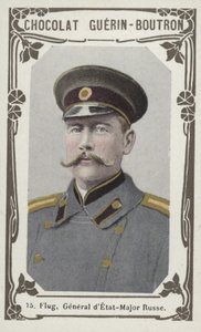 Flug, General dEtat-Major Russe (färgat foto) av French School
