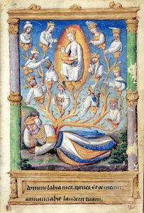 Fol.11r Jesses träd, från Heures a l
