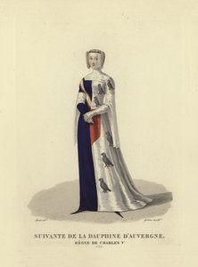 Efterföljare av Dauphine dAuvergne av French School