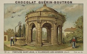 Fontän Saint-Jean, i Villeneuve-les-Avignon, Gard av French School