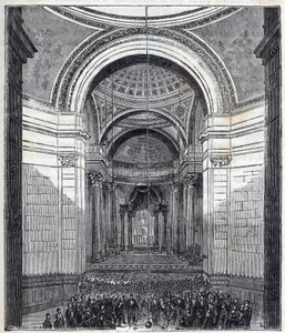 Foucault Pendel - Foucaults pendel i Pantheon, Paris av French School
