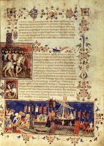 Fr 4274 fol.6 Avgång till korstågen, 1352 av French School