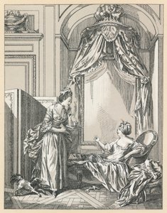 Frankrike XVIIIth Cent Kostym av French School