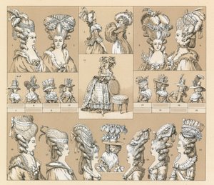 Frankrig XVIIIth Cent Costumeswed av French School