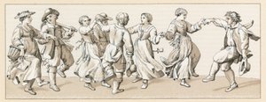 Frankrike XVIIth Cent Dräkt av French School