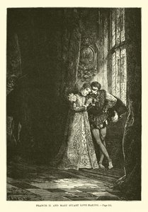 Francis II och Mary Stuart kärleksskapande av French School