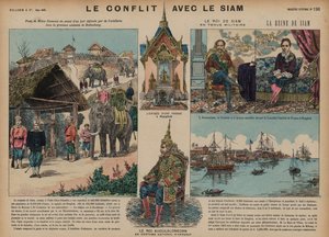 Fransk-siamesiska kriget, 1893 av French School