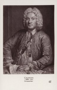 Francois Couperin, fransk barockkompositör, organist och cembalist (1668-1733) av French School