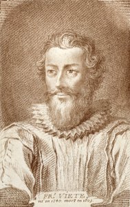Francois Viete (1540-1603), illustration från Histoire des Mathematiciens av Alexandre Saverien (1720-1805), publicerad i Paris 1766 av French School