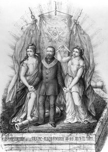 Frimureriet och kommunen, 1871 av French School