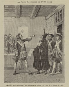 Frimureriet på 1700-talet: Hertugen d