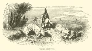 Franska-vedetter (gravyr) av French School