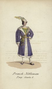 fransk adelsman av French School