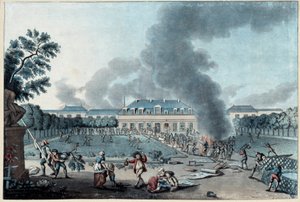 Franska revolutionen: "" Reveillon 28 april tapettillverkning plundrade av French School