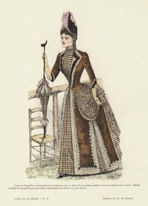 Fransk modetavla, 1885-86 av French School