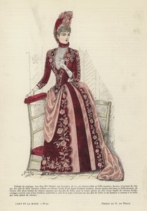 Fransk modetavla, 1885-86 av French School