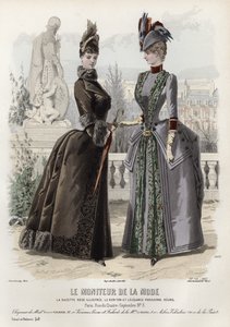 Fransk modetallrik, sent 1800-tal av French School