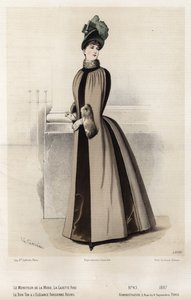 Fransk modetallrik, sent 1800-tal av French School