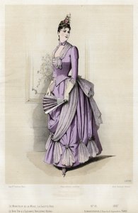 Fransk modetallrik, sent 1800-tal av French School