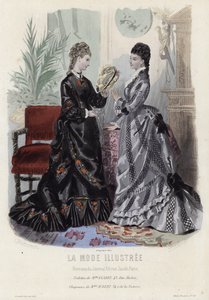 Fransk modetallrik, sent 1800-tal av French School