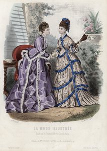Fransk modetallrik, sent 1800-tal av French School