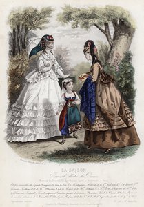 Fransk modetallrik, sent 1800-tal av French School