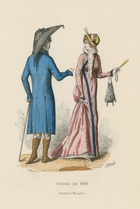 Franskt mode från 1804 av French School
