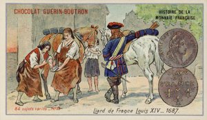 Fransk liard under Ludvig XIV:s regeringstid av French School