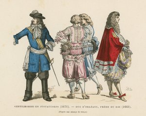Franska herrkostymer, 1600-talet av French School