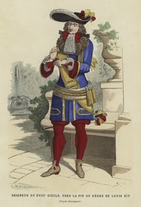 Fransk adelsman från 1700-talet, mot slutet av Ludvig XIV:s regeringstid av French School