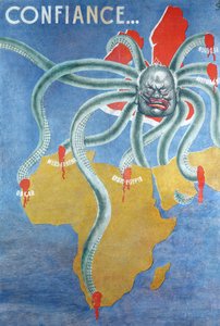 Fransk propaganda som troligen producerades i Vichy-Frankrike av French School