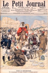 Fransk spaningsexpedition i södra Marocko Illustration för Le petit Journal, december 1906. av French School