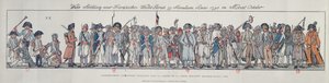 Franska soldater i Tyskland, 1795 (färgstick) av French School