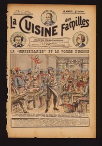 Färska tomater och sång av La Marseillaise, franska revolutionen av French School