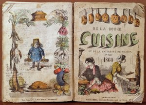 Framsidan av Almanach de la Bonne Cuisine et de la Mistress de Maison, 1860 av French School