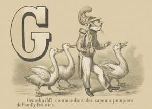 G: Grinchu (Mr) befälhavare för Fouilly-les-Oies brandkår av French School