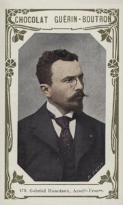Gabriel Hanotaux, Academie-Francaise (färgad bild) av French School