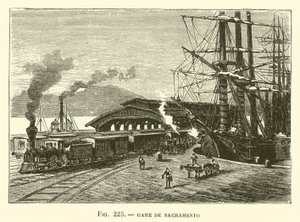 Gare de Sacramento (gravyr) av French School