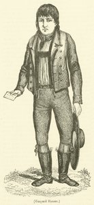 Gaspard Hauser (gravyr) av French School