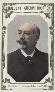 Gauthier, minister för offentliga arbeten (färgad bild) av French School
