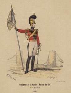 Gardets Gendarme (Kungens hus), fanbärare av French School