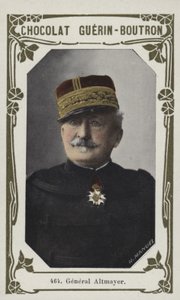 General Altmayer (färgad bild) av French School
