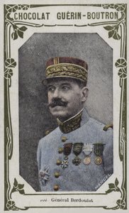 General Berdoulat (färgad bild) av French School