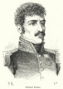 General Berton (gravyr) av French School
