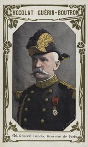 General Dubois, guvernör i Paris (färgat foto) av French School