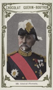 General Florentin (färgad bild) av French School